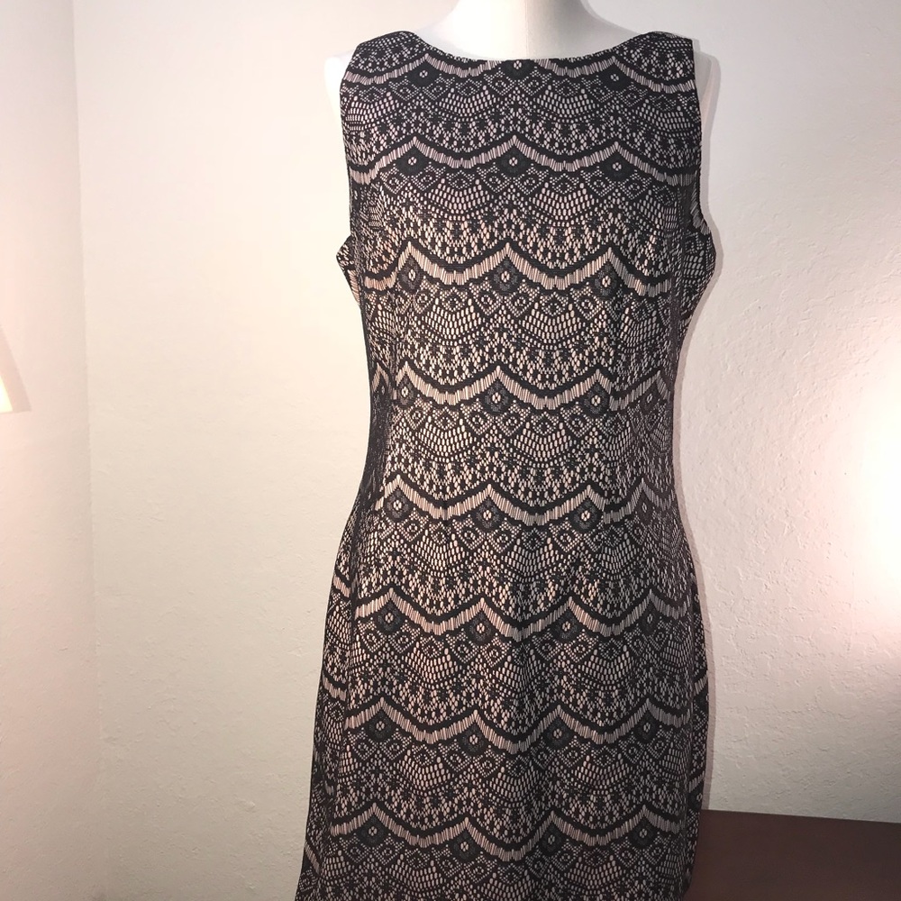Jessica Simpson lace black and pink dress